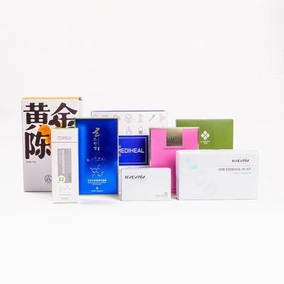 China Materials Factory Wholesale Skin Care Products Card Paper Recycled White Color Box for sale