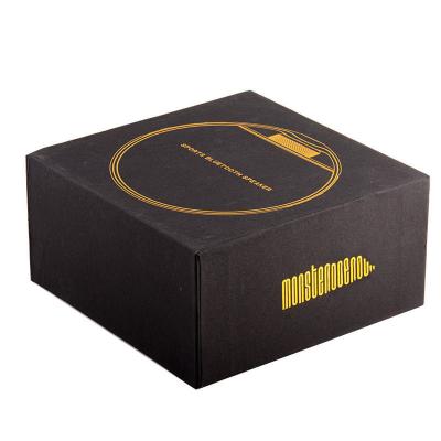 China Recycled Materials Black Logo Premium Luxury Cardboard Paper Gift Box Wholesale Custom Box Extension Magnetic Packaging Ribbon Art for sale