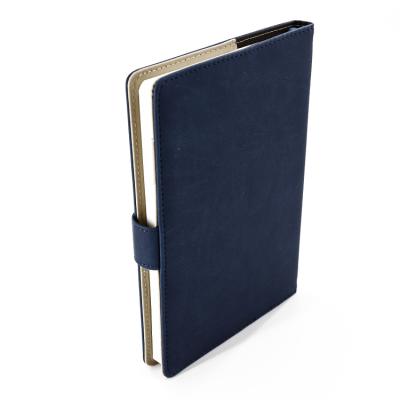 China Leather Hardcover Magnetic Cover Wrapping Notebook Custom Printing Notebooks for sale