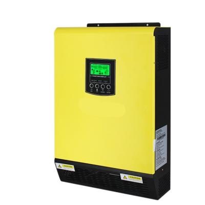 China Hot Selling 3KW 24V 230V Hybrid Solar Inverter 450Vdc PV Input 90A MPPT Solar Charger 60A Grid Tied Inverter 120*295*468mm for sale