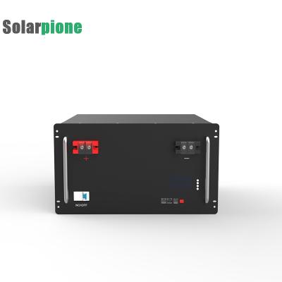 China Home Storage Lifepo4 Cabinet Lifepo4 Cells Module Solar Lithium Ion Battery Pack 5Kwh 100Ah 48V For Power Storage for sale