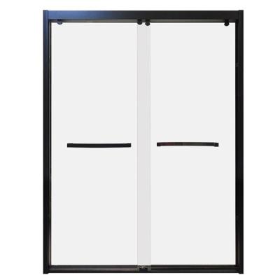 China Modern Cheap Price 304 Stainless Steel Frame Tempered Glass Shower Enclosure Shower Door for sale