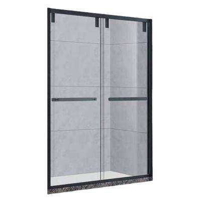 China Durable And Competitive Slim Stainless Steel Frame Bathroom Shower Enclosure Doors With Single 8mm Tempered Glass for sale