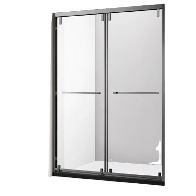 China Modern Success Shower Enclosure Bypass Shower Door With Stainless Steel Hardware Sliding Shower Glass Door for sale