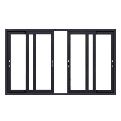 China Sliding Bunniemen China Factory Direct Sale Australian Standard 100 System Double Glass Sliding Window for Home for sale