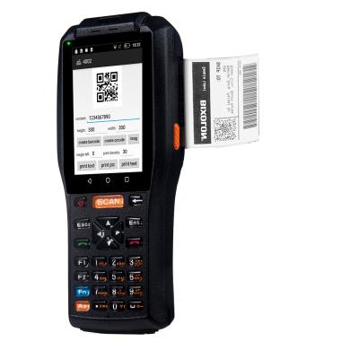 China Handheld Computer Android System Wireless 1D 2D Barcode Scanner Rugged POS Terminal For Payment for sale