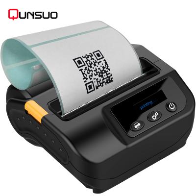 China QS8003 Android IOS 80mm Black And White Portable Thermal Printer With Driver Download for sale