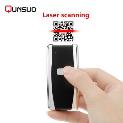 China ABS+ Metal Wireless Smallest Blue Tooth 2d Android Barcode Scanner for sale