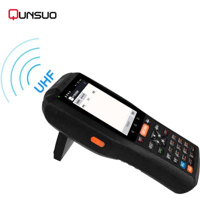 China Smartphone Handheld 4 Inch Touch Screen 4G Android PDA Terminal UHF Smartphone for sale