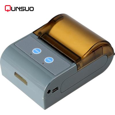 China Best Black and White Blue Tooth Mobile Phone Thermal Printers Portable Receipt Printer for IOS for sale