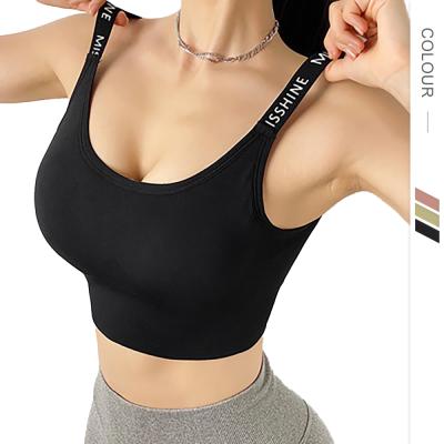 China Breathable Drop Shipping Shockproof Bra Professional Fitness Bra Gathering Adjustable Bra Women's Sports Straps for sale