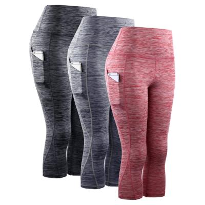 China China Custom Fashion Breathable Women Fitness Yoga Leggings Tights Woman Seamless Training Short Leggings for sale