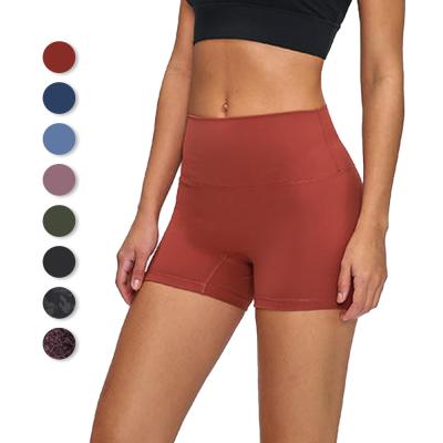 China 2021 breathable spring and summer new double faced matte YOGA SHORTS pants high waist elastic thin running women's pants for sale