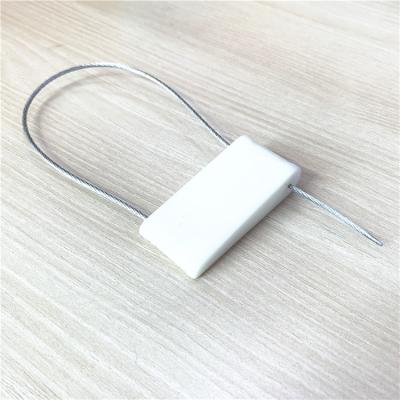 China Disposable Electronic UHF G2im Chip Laser Logo Ribbon RFID Label Lead Gas Cylinder Management RFID Steel Wire Seal for sale