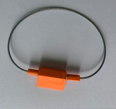 China ABS+Steel Fixed Disposable Steel Wire Container Truck Logistics Padlock Wire Lock Lead Steel Wire Seal for sale