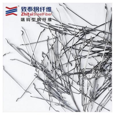 China Industrial Loose Hung Steel Fiber 0.5*1.0 Mm 1000 At 2000 Mpa For Concrete Reinforcement Fibers for sale