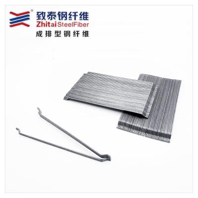 China Industrial 0.5-1.0 mm Hung End Steel Fiber For Concrete Reinforcement Nice Fiber for sale