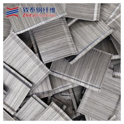 China Industrial 0.5 To 1.0 Mm 1050-2000 Bonded Steel Fiber For Concrete Reinforcement With CE Certificate Metal Fibers for sale