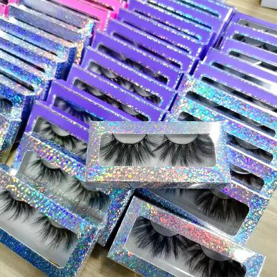 China Wholesale 25mm mink eyelash bulk lasheswholesale lashes3d natural looking 25mm eyelashes for sale