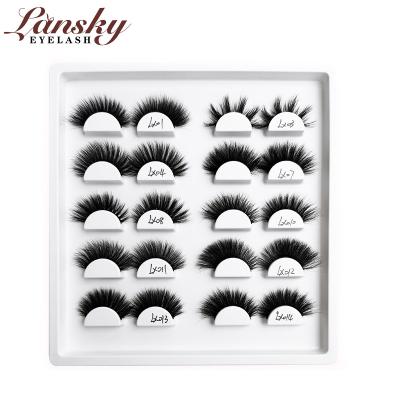 China Private Label False Full Strip Lashes Seller 25mm False 3d Mink Eyelashes With Unique Packaging Box for sale