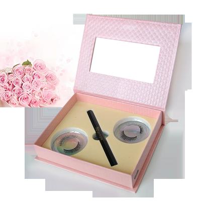 China Wholesale Waterproof 3 Pairs Magic Eyeliner Eyelashes Set Magic Eyelash Eyeliner Vendor Kit for sale