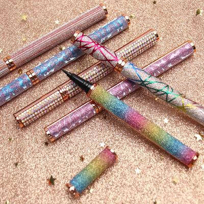 China New Fashion Waterproof Magic Tube Eyeliner Adhesive Pen Eyeliner Glue Pen And Eyeliner Set for sale