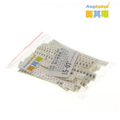 China smd 1206 resistor 1% 33valuesX 20pcs=660pcs Assorted Kit 1ohm-1M Sample Kit Smd Resistor 1206 for sale