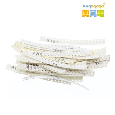 China 0805 SMD Resistor Kit SMD 1% 33valuesX 20pcs=660pcs Assorted Kit 1ohm-1M Sample Kit Smd Resistor 0805 Kits for sale