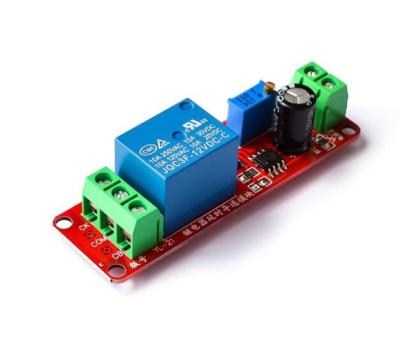 China NE555 Timer Switch Adjustable Module DC 12V Delay Relay 0~10S Ne555 Delay Shield 0~10S Time Delay Shield for sale