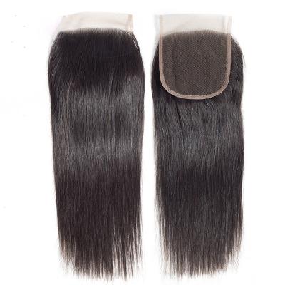 China 4x4 Lace Closure Wig 8A Straight Lace Human Hair Extension for Durable and Stylish Look for sale