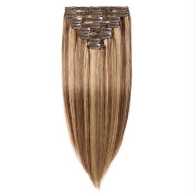 Cina Effortlessly Blend Your Natural Hair with Fashionable Clip In Human Hair Extensions in vendita