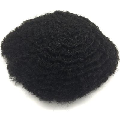 China Upgrade Your Appearance with Our 100% Human Hair Men's Short Hair Toupee Lace PU Base for sale