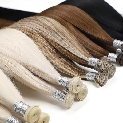 China 100% Remy Hair Virgin Genius Weft Raw Human Hair Bundle Various Styles Grade Virgin Hair for sale