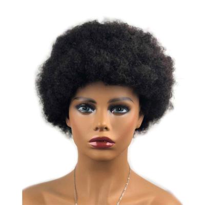 China Virgin Hair Perruque Pixie Cut Wig Short Afro Kinky Curly Wigs 100% Brazilian Hair for sale