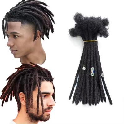 Cina Estensione dei capelli umani Dreadlocks stile con estremità ricci Capelli neri stile dreadlocks in vendita