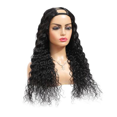 China U Part Brazilian Virgin Machine Made Wig Vendor Soft and Shiny No Tangle Average Size for sale