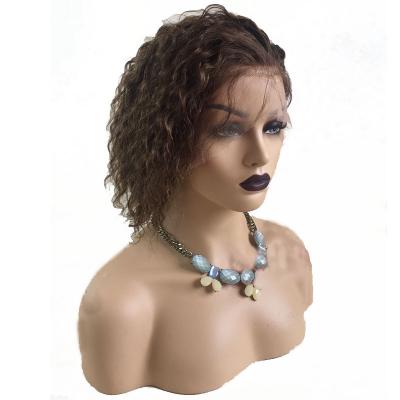 China Curly Human Hair Wig 100% Brazilian HD Full Swiss Lace Silk Top Injected All Hand Made for sale