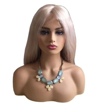 China 10-24 Inch Raw Human Hair Blonde Full Lace 360 Wig Hand Woven One Donor Light Color 613 for sale