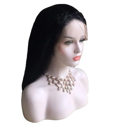 China 100% Human Hair BSM Discounts 360 Full Lace Cuticle Aligned Italian Yaki Straight Wig for sale