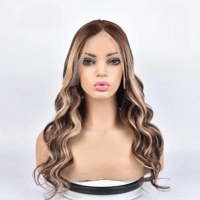 China Peruca frontal de encaje de alta calidad sin pegamento Perucas frontales de cabello humano para mujeres negras en venta