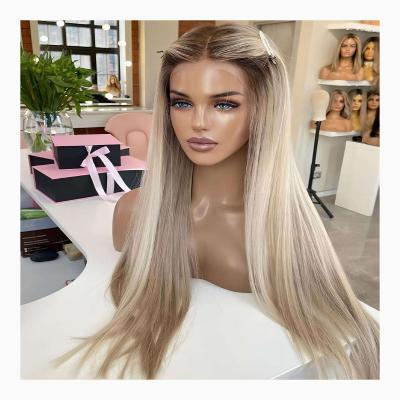 China Upgrade Your Look with Lace Top European Human Hair Jewish Women Wig Kosher Wigs for sale