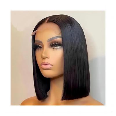 China Cabelo Brasileiro Curto Bob Transparente Bob Perucas Hd renda Frente Cabelo Humano Perucas 8-14 polegadas à venda