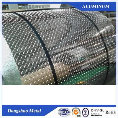 China Transport Tools Diamond 1000 3000 Aluminum Sheet Plate For Anti-slip Flooring for sale