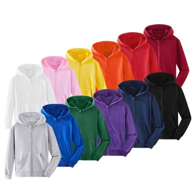 China Boys Anti-Shrink Zip Hoodies Custom Logo French Terry Casual Blank Kids Hoodies Sport Toddler Wear Hoody for sale