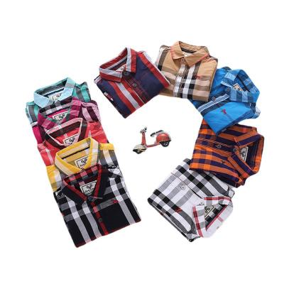 China Slim Fit Toddler Boys Clothes Retro Plaid Kids Boys Long Sleeve Shirts Wholesale Anti Shrink Shirt Kids Button Up Shirts for sale