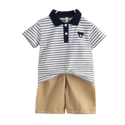 China 2021 Summer Baby Children's Suit Short Sleeve Anti-wrinkle Children's Clothes Short Sleeve Suit Children's Suit for sale