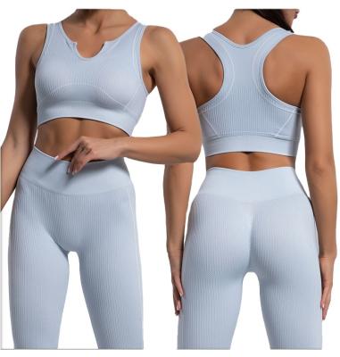 China Viable High Quality Yoga Wear Yoga Wear Set Active Sports Bra And High Waist Yoga Legging Fitness Set Wear Women for sale