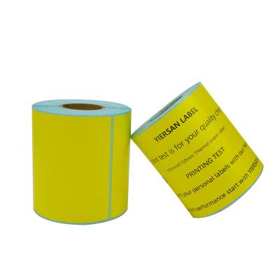 China Waterproof Custom Rolls Scratch-off Waterproof Thermal Color Sticker Packaging Labels For Office Consumables for sale