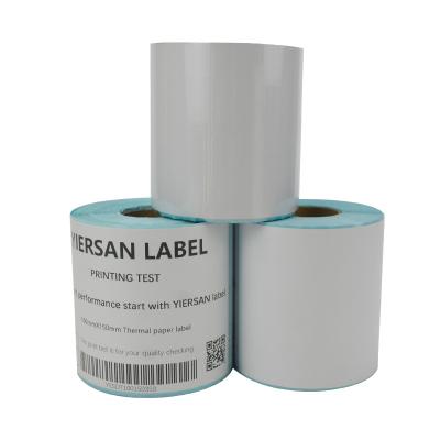 China Waterproof Strong Self Adhesive Packing List Dedicated 4 x 6 Inch Thermal Sensitive Shipping Label Sticker Paper Rolls 350pcs/roll for sale