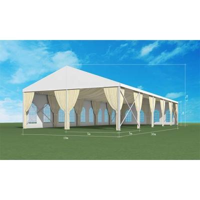 China High Quality Party/Wedding/Banquet/Ceremony/Garden/Warehouse/Park 500 Car Seater Clear Rooftop Wedding Tents/Transparent Wedding Tent for sale